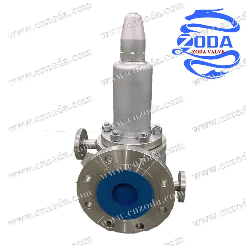 Jacketed Bellow Type Backpressure Balanced Full Lift Safety Valve
