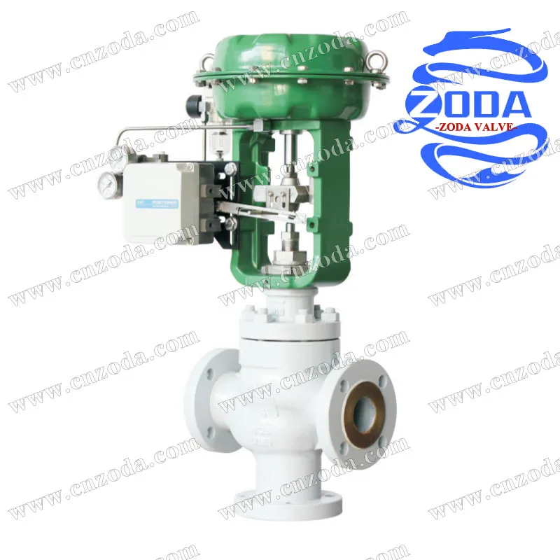 Pneumatic Diaphragm Three Way Regulating Valve